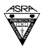 Socits savantes: The American Society of Regional Anesthesia and Pain Medicine (ASRA) 